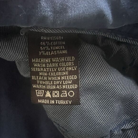 Jack of Spades Jack Straight Leg Denim Jeans Royal Blue Men's 36x34 - Picture 4 of 7